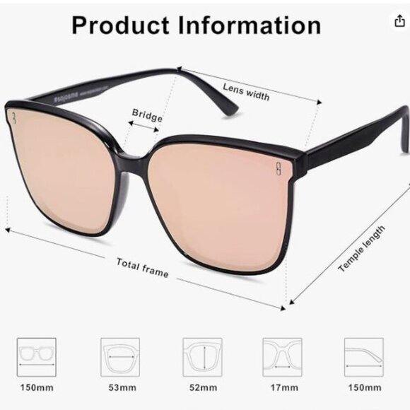 Trendy Oversized Sunglasses for Women